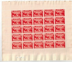 Monaco feuille complète du timbre N° 56 x 25 Neuf ** MNH - Imagen 1 de 1