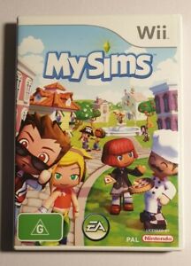 MySims Game for Nintendo Wii Complete with Manual Rated G FREE TRACKED POSTAGE