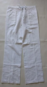 Calvin Klein Jeans Damen weiß 55%Leinen/45%Baumwolle Größe 4, gebraucht! - Bild 1 von 4