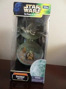 Star Wars el Poder de la Fuerza Yoda y Dagobah Juego Completo de Figuras Galaxia 1998 - Imagen 1 de 6