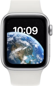 Apple Watch SE 2022 GPS + Cellular Smartwatch - 40mm Srebrny Biały Darmowa wysyłka - Zdjęcie 1 z 2