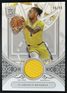 2023-24 Topps Royalty Collection D'Angelo Russell Round Ball Relic /99 Lakers - Picture 1 of 2