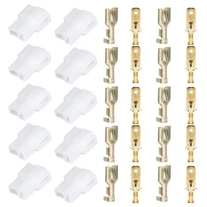 T-Type 2 Way Electrical Automotive Wire Connector Male Female Socket Plug and... - Picture 1 of 9