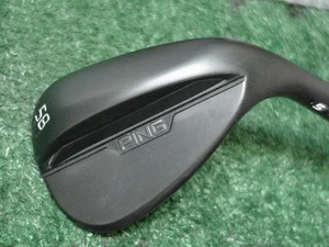 Neuwertiger Midnight Black Ping S159 58-10 58 Grad Lob Wedge S Grind Black Dot - Bild 1 von 5