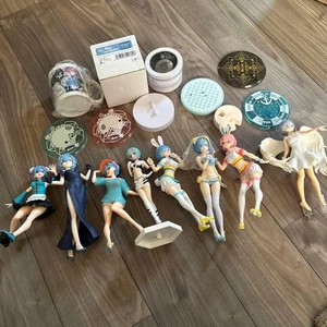 Re:Zero Figuren Lot Sammlung Modell Figuren Set beschädigt Gebrauchsspuren Kartonlos Verkauf - Bild 1 von 12