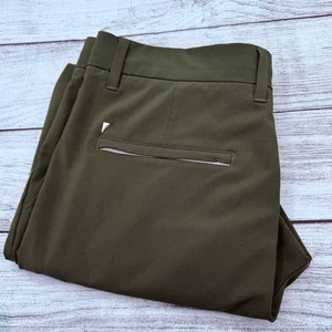 Primo Golf Jogger Size 32 Reg Olive Green Ankle Zip Performance Stretch 32x29 - Picture 1 of 6