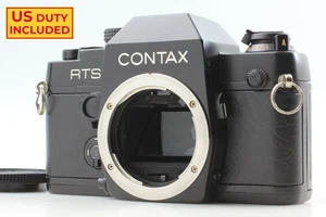 [ Near MINT ] Contax RTS II Quartz 35mm SLR Film Camera Black Body From JAPAN - Picture 1 of 14