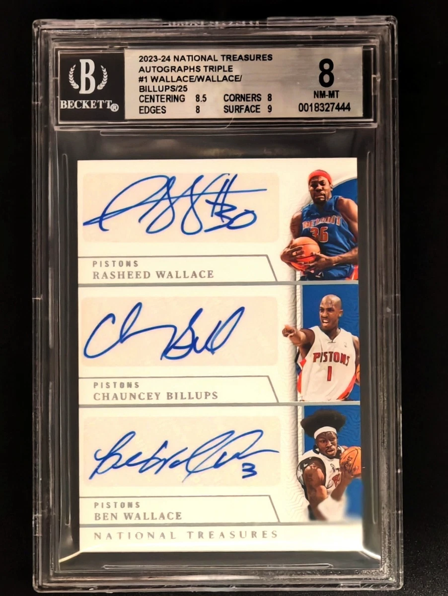 Ben Wallace Basketball Autographed Sports Trading Cards
