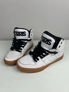 Zapatos de skate Osiris NYC 83 VULC para hombre blancos de goma talla 8 - Imagen 1 de 14