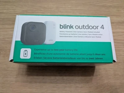 Blink Outdoor 4 HD Security Camera System with SYNC module - Brand New Sealed - Image 1 of 4