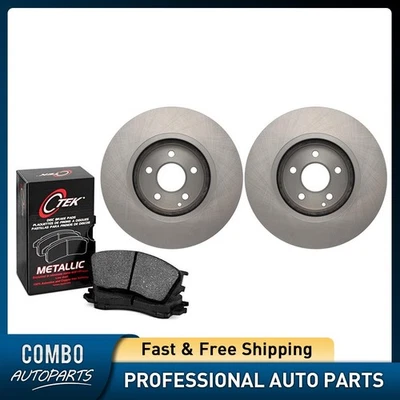 Juego de pastillas de freno de disco delanteras C-Tek rotor de freno de disco para Mercedes-Benz E500 2003-2006 Foto 1 de 4