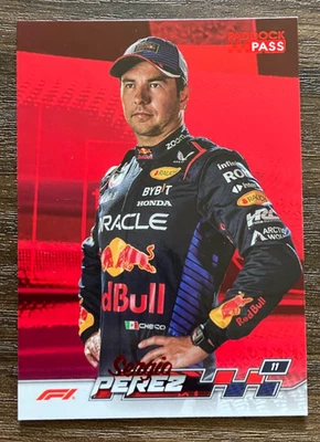 RED FOIL Sergio Perez #52 Red Bull - 2024 Topps Formula 1 F1 Paddock Pass  CLEAN - Image 1 of 2