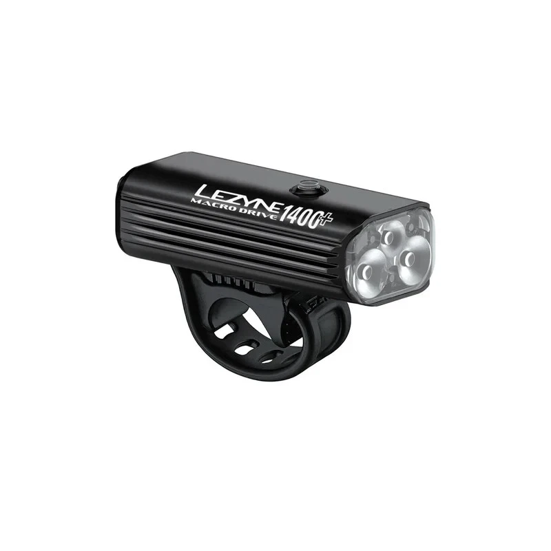 LEZYNE Macro Drive 1400+ Front Satin Black Bicycle Light (1-LED-4-V737) - Image 1 of 4