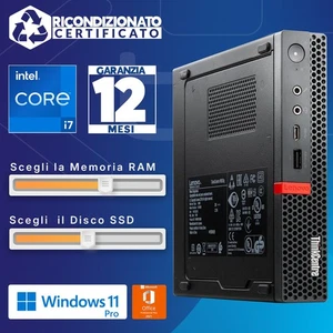 Desktop Computer PC Tiny Lenovo M920Q i7 8700T Gestaltbar (Aufbereitet) - Bild 1 von 3