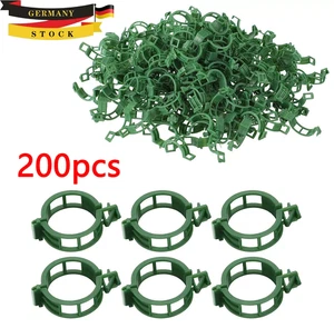 200 Pflanzenclips Kunststoff Pflanzenklammern Tomatenclips für Kletterpflanzen - Bild 1 von 8