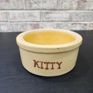 Vintage Robinson Ransbottom Katze Katze Keramik Futterautomat schwer Futter Wasser Schüssel Schale - Bild 1 von 9