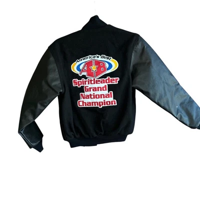 Chaqueta Universitaria Rennoc Negra Spiritleader Cheerleader Campeón Nacional Juvenil L   Foto 1 de 4