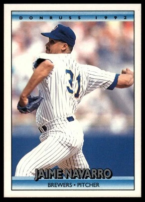 1992 Donruss #705 Jaime Navarro - Image 1 of 2