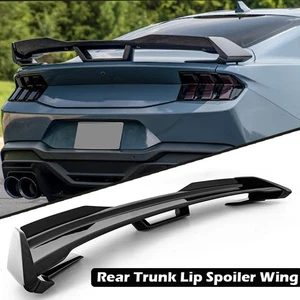 Alerón trasero negro brillante para Ford Mustang 2024+ estilo caballo oscuro con solapa de camilla - Imagen 1 de 14