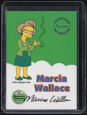2000 Inkworks The Simpsons Marcia Wallace Auto Autograph  - Image 1 of 2