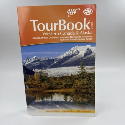 AAA Tour Book Western Canada & Alaska 2016 Edition Illustrations Map Foto 1 de 4