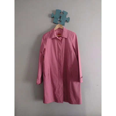 Chaqueta de lluvia mediana Y2K Vintage ESPIRIT para mujer rosa con botones delanteros Foto 1 de 4