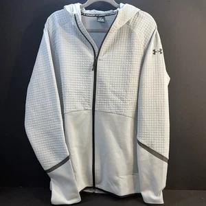 Under Armour Unstopsble Flc Grid Full Zip. Grigio. Taglia LT - Foto 1 di 7