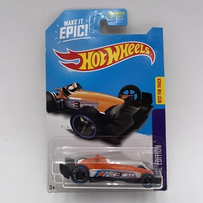 Hot Wheels F-Racer Edición Especial Naranja Coche de Carreras #3/4 Scavenger Hunt Nuevo Foto 1 de 4
