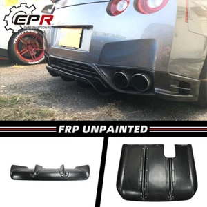 Kits de carrocería difusor de parachoques trasero debajo del labio para Nissan GTR R35 08-16 FRP sin pintar - Imagen 1 de 12