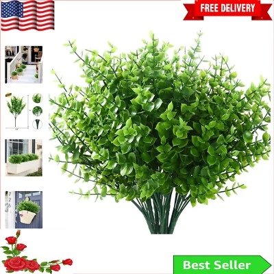 Céspedes artificiales realistas para decoración de jardines y patios - Juego de 8 paquetes Foto 1 de 4