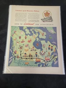 1940's Lockheed Aircraft Dominion Defense Military WWII Original Print Ad - Picture 1 of 2