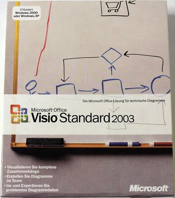 Microsoft Visio Standard 2003 - Windows - Deutsch - D86-01771 - NEUWARE - Bild 1 von 4