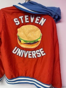 Auténtica chaqueta de bombardero universitaria Steven Universe Cartoon Network talla pequeña - Imagen 1 de 9