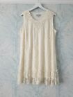Be Beau Matalan Ladies Size 18 Deep Cream Lined Dress in Great Clean Condition
