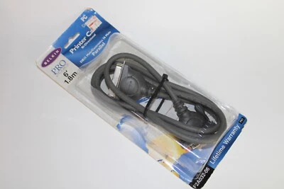 NOS Belkin Pro 6ft IEEE-1284 DB25M/Cen36 Bi-Directional Parallel Printer Cable - Image 1 of 3