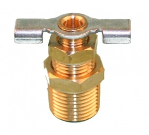 R.o 11683, RV 3/8" válvula de drenaje calentador de agua, Camco Mfg - Imagen 1 de 2
