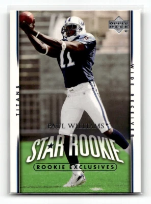 2007 Upper Deck Star Rookie Football Paul Williams #272 Tennessee Titans - Image 1 of 2