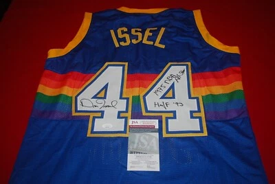 DAN ISSEL DENVER NUGGETS autographed signed JERSEY JSA Witnessed COA WA481955 - Image 1 of 3