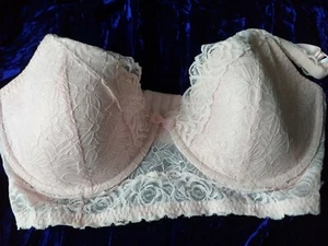 TU UK 40DD Lingerie Collection Light Pink Underwired Evenly Padded Balcony Bra - Picture 1 of 4