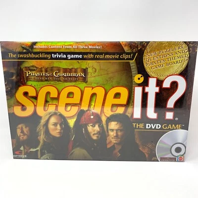 Scene It Pirates of the Caribbean Dead Men Tell DVD Board Game FACTORY SEALED! - Image 1 of 4
