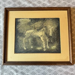 Sterling Strauser Original Gemälde - Abstraktes Pferd - signiert - gerahmt - Bild 1 von 14