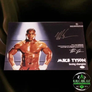 *IRON MIKE TYSON SIGNED & AUTOGRAPHED 12X18 CUSTOM QUOTED POSTER W/ONSITE PROOF - Picture 1 of 2