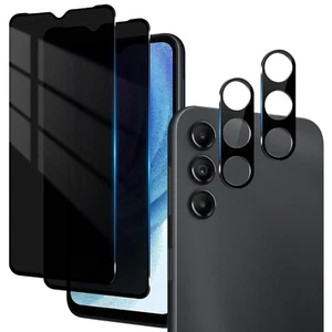 2+2 Pack Samsung Galaxy A15 5G Privacy Screen Protector With Camera Lens Prot... - Picture 1 of 7