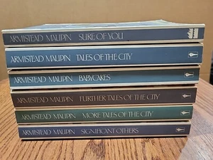 Armistead Maupin Tales of the City Collection 6 Books Paperback Book Box Set - Picture 1 of 2