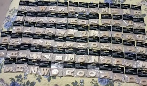 Lot of 74 packs (Total 148) Assorted Wood Letters 1.5 inch 2-pcs in each *NEW* - Picture 1 of 8