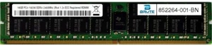 852264-001 - HP Compatible 16GB PC4-19200 DDR4-2400Mhz 2Rx4 1.2v ECC RDIMM - Picture 1 of 3