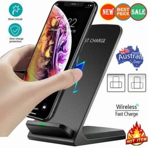 Wireless Charger Dock Fast Charging Stand For iPhone 13 Pro 12 11 Samsung 30W AF - Picture 1 of 13