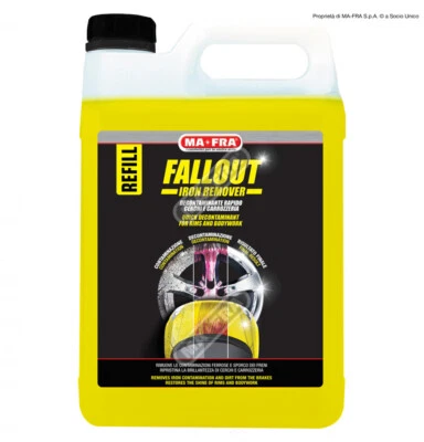 FALLOUT IRON REMOVER 4500ML Decontaminante rapido cerchi e carrozzeria - Immagine 1 di 2