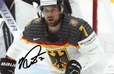 Original signed photo (10x15cm) MAXIMILIAN KASTNER ice hockey GERMANY
