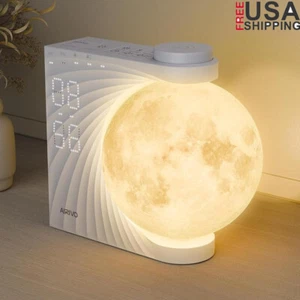 Sunrise Alarm Clock White Noise Sound Machine Dual Alarms Night Light Kids New - Picture 1 of 7